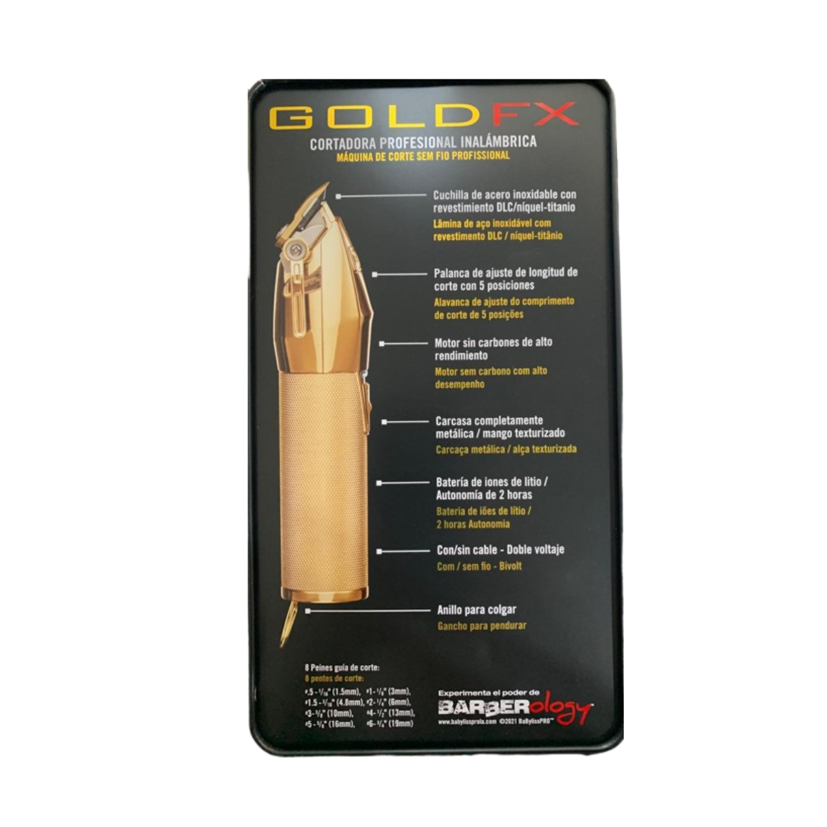Cortapelo Clipper GoldFX