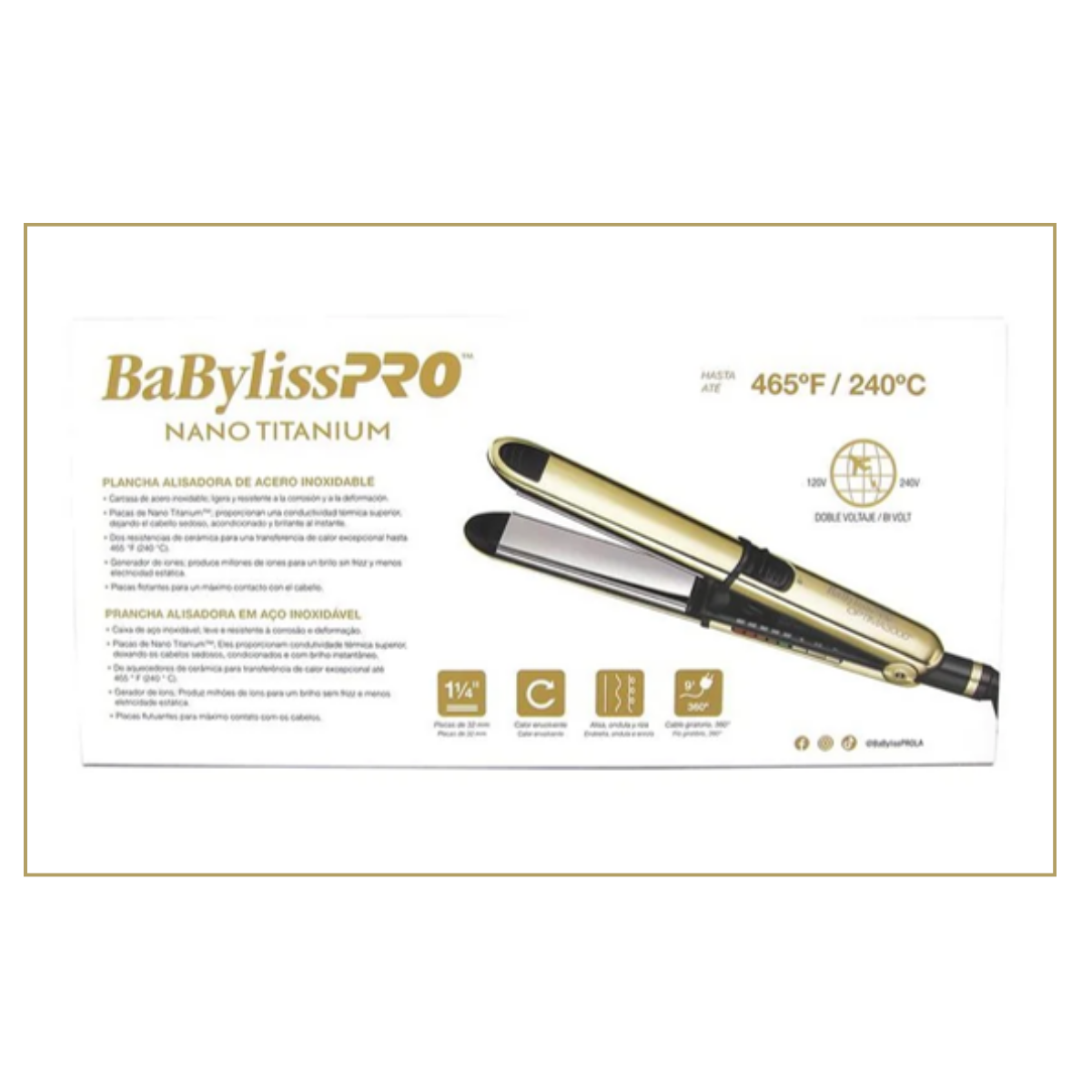 Plancha Optima 3000 Gold