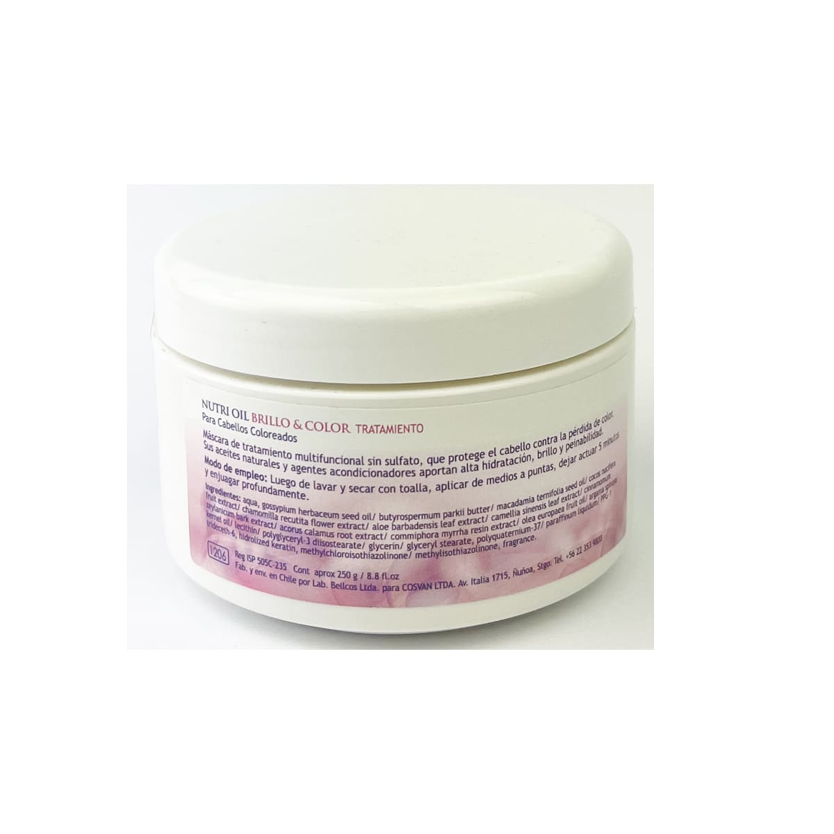 Mascara Tratamiento Capilar Nutri Oil Brillo 250 g