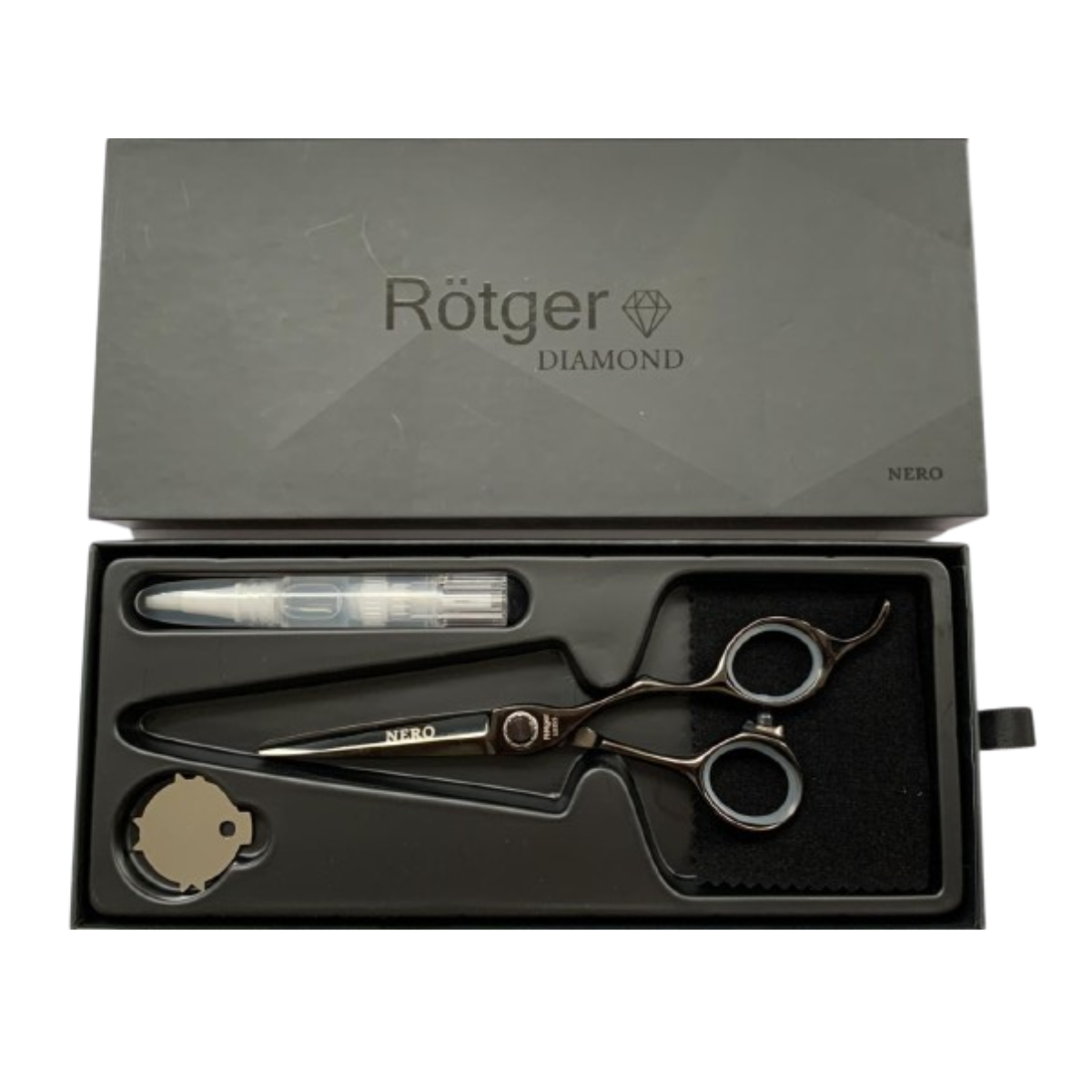 Tijera Filo de Navaja Rotger Diamond Nero 5,5"