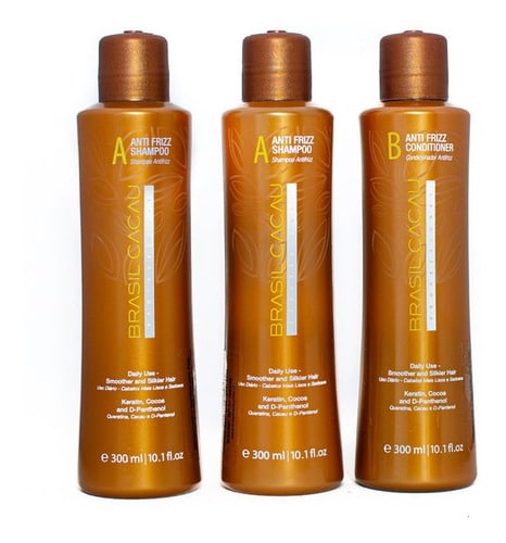 Pack 2 Shampoo Bc +1 Acondicionador Brasil Cacau 300 Ml C/u