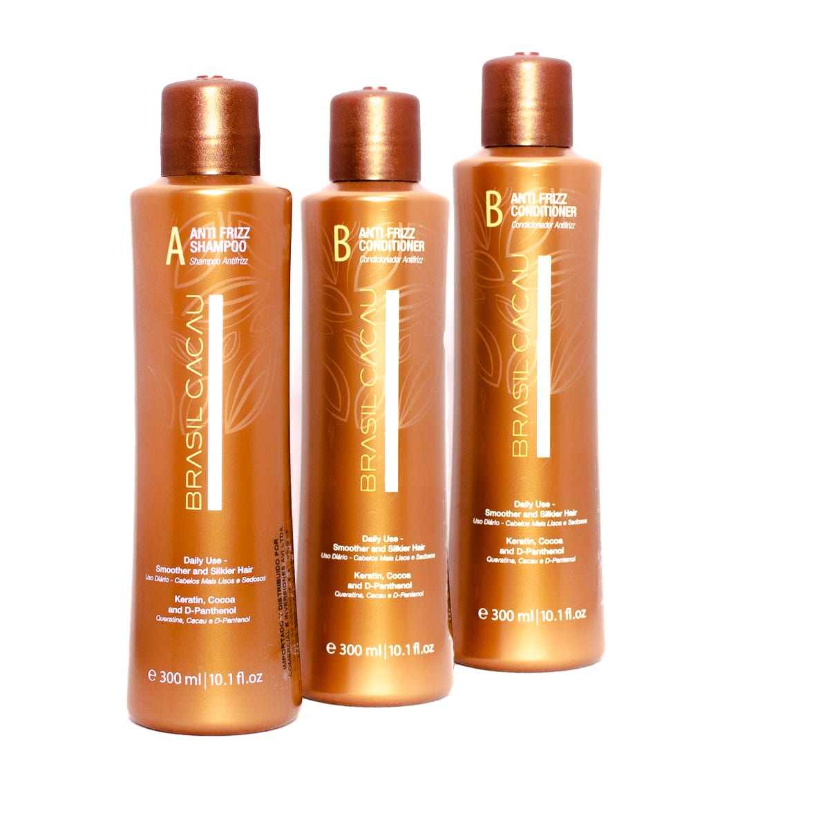 1 Shampoo+2 Acondicionadores Brasil Cacau. Envío Gratis