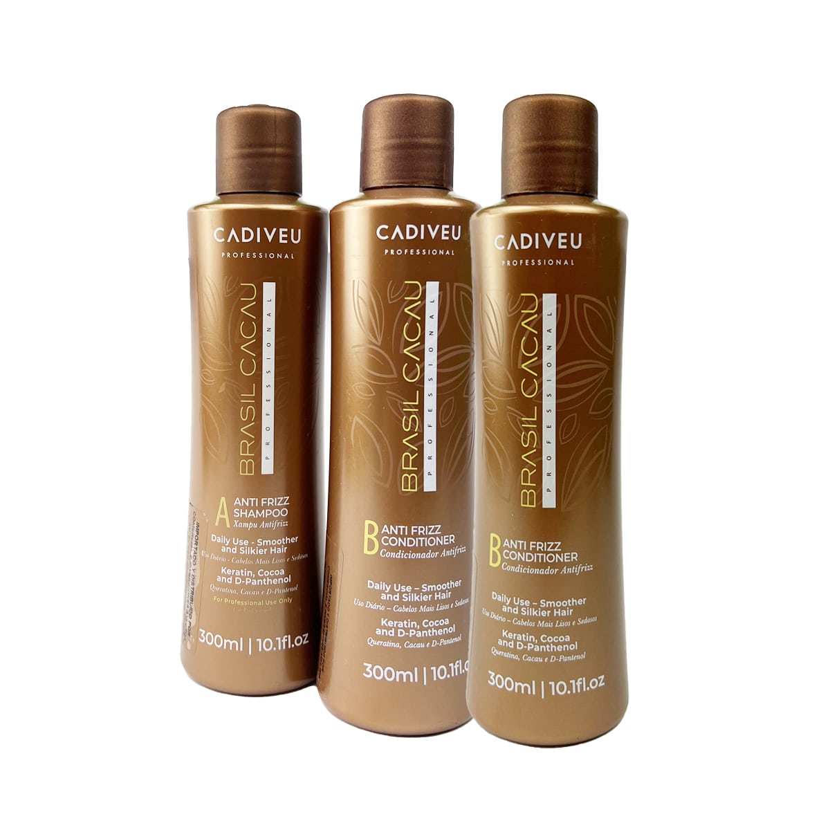 1 Shampoo+2 Acondicionadores Brasil Cacau. Envío Gratis