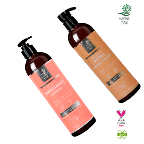 Shampoo Poder Hidratante y Acondicionador Marina Vital Kit
