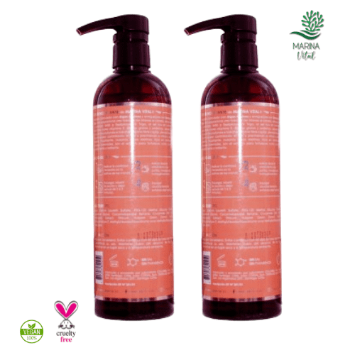 Shampoo Poder Hidratante Algas Marinas 2 prod Marina Vital