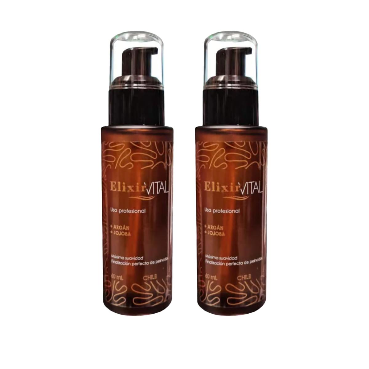 2 Serum Elixir Keratina Argan 60ml CU Marina Vital