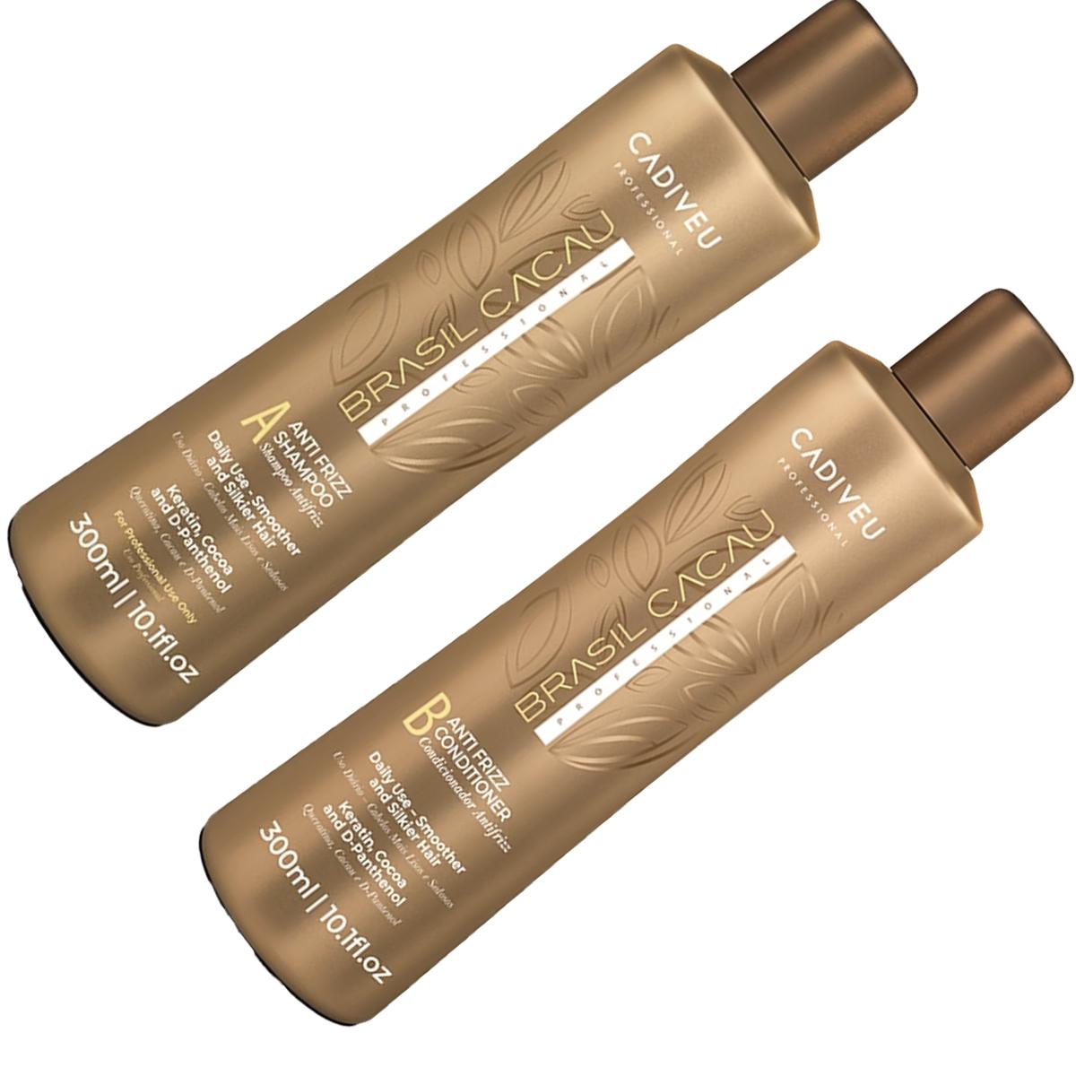 Shampoo y Acondicionador Brasil Cacau 300 ml c/u