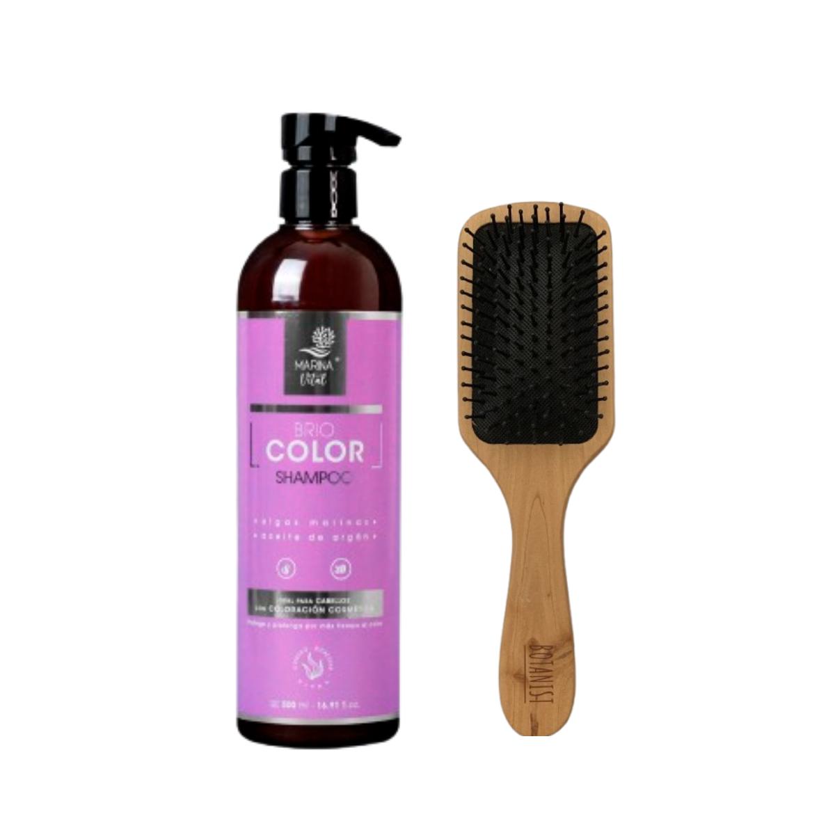 Shampoo Briocolor 500 ml + Cepillo Desenredador