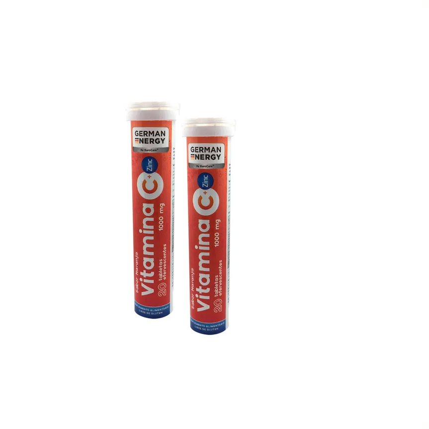 Vitamina C+ Zinc tableta Tabletas efervescentes 2 unid