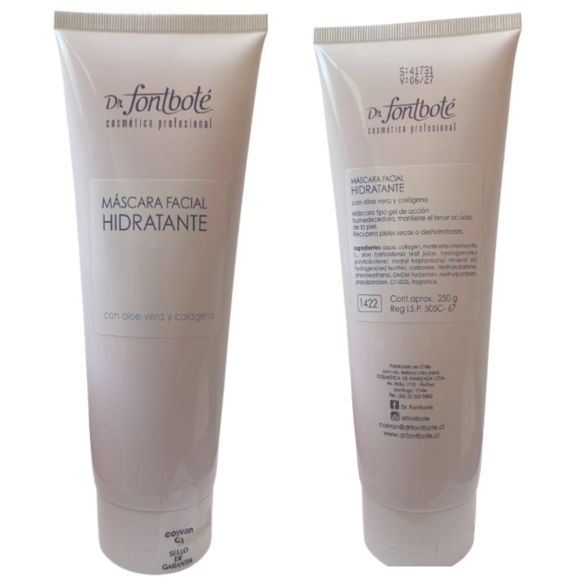 1422 MÁSCARA HIDRATANTE C/ALOE VERA Y COLÁGENO 250 g