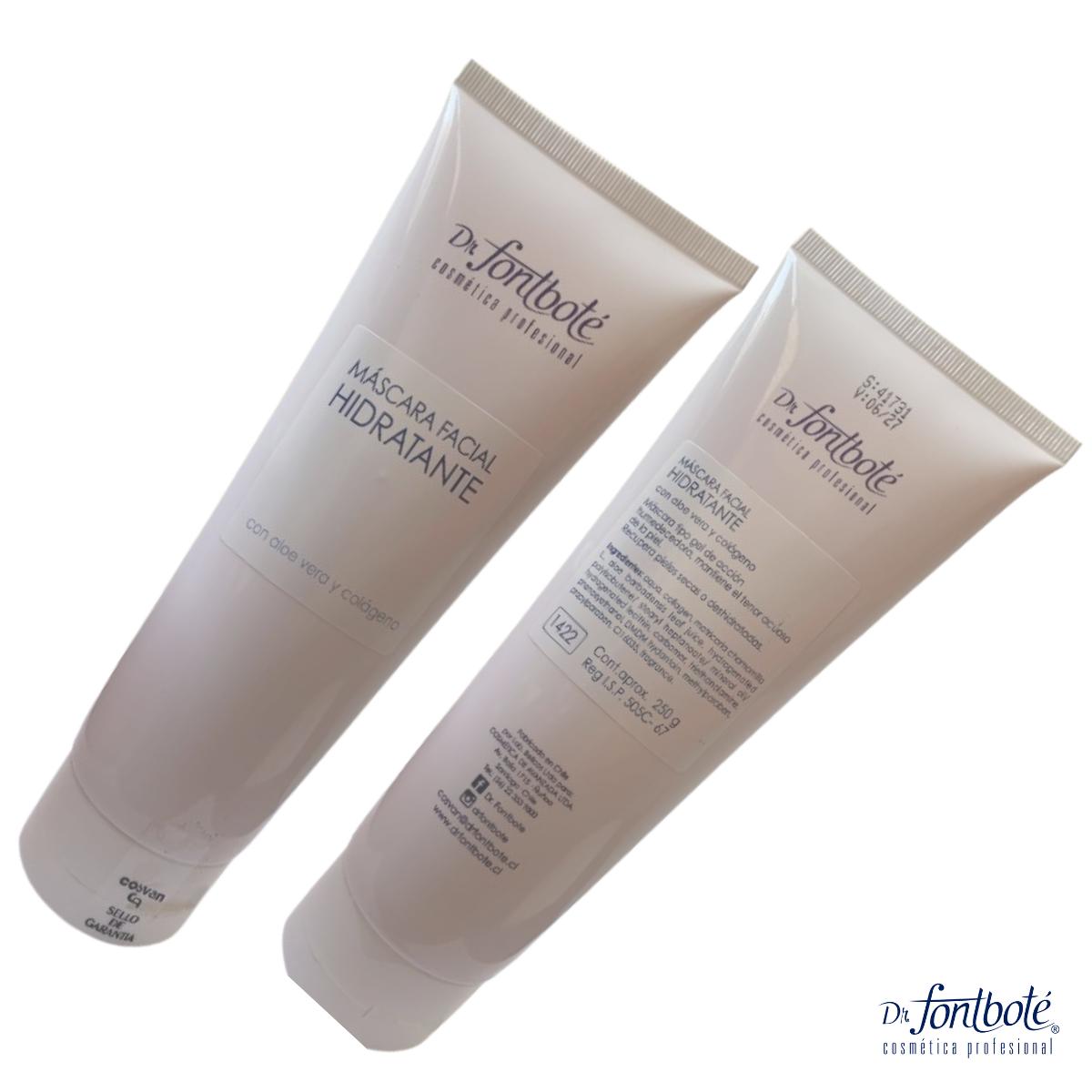 1422 MÁSCARA HIDRATANTE C/ALOE VERA Y COLÁGENO 250 g