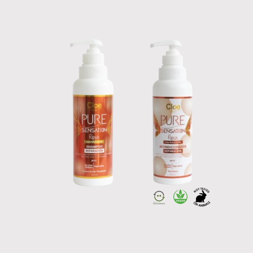 Shampoo y Acondicionador Pure Sensation Repair Cloe