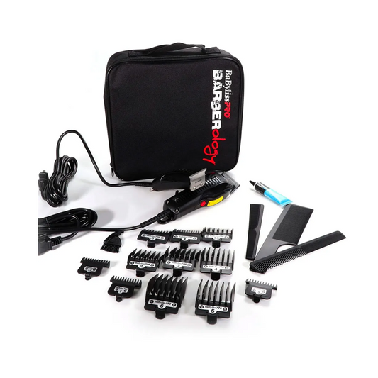 Kit Cortapelo Power Fx Con Accesorios BabylissPro Color Negro