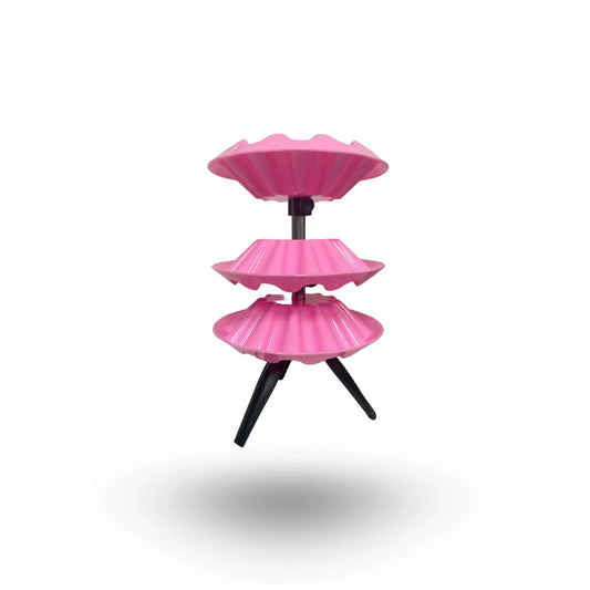 stand ayudante poli organizador de esmaltes - pink