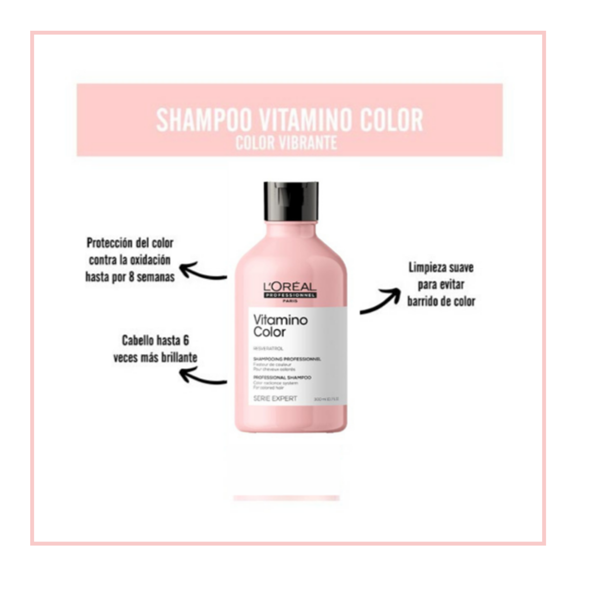 Shampoo Vitamino Color A-OX Loreal 300 Ml