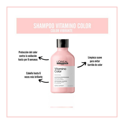 Shampoo Vitamino Color A-OX Loreal 300 Ml
