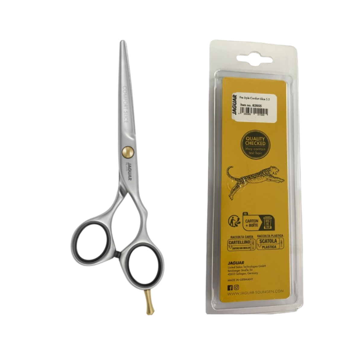 Tijera Filo de Navaja (82855) Pre Style Comfort Slice 5,5"