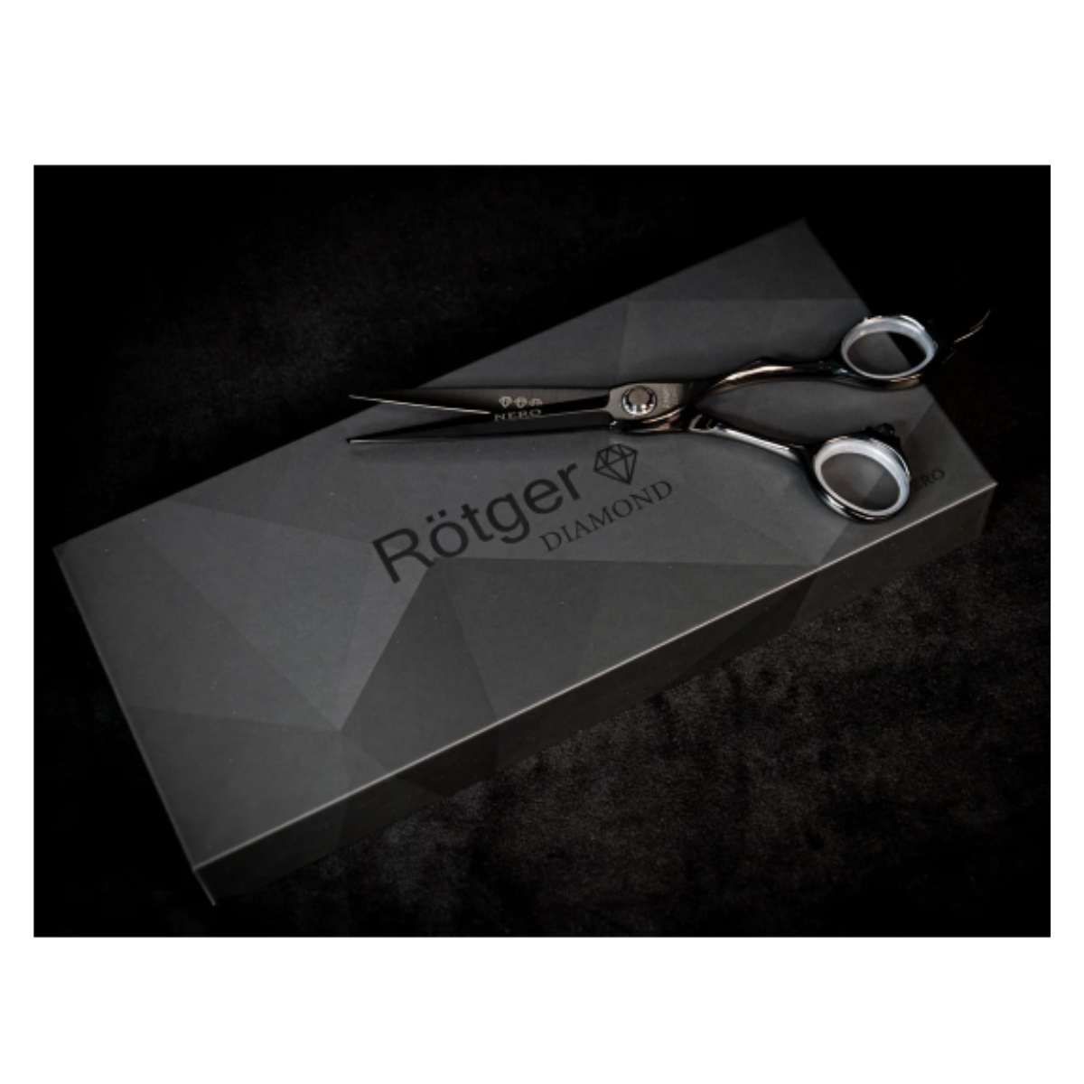 Tijera Filo de Navaja Rotger Diamond Nero 5,5"