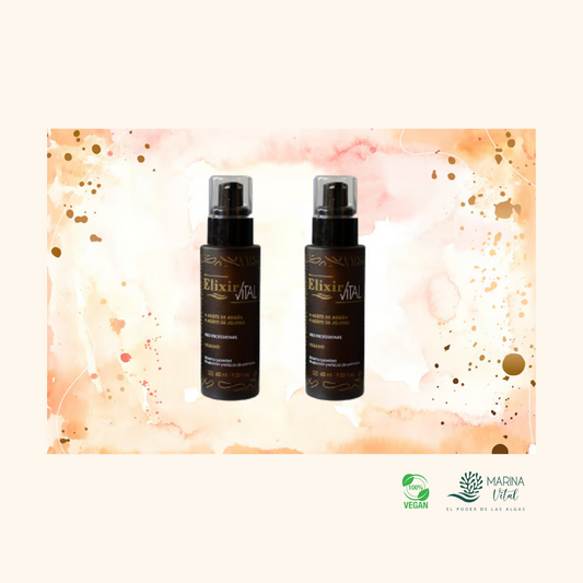 Serum Elixir Keratina Argan Pack 2 productos Marina Vital