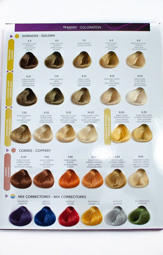 Tintura Question 60 gr Tono 8.43 Rubio Claro Cobrizo Dorar