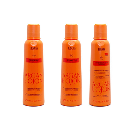 2 Shampoo y 1 Acondicionador Argan e Ojon