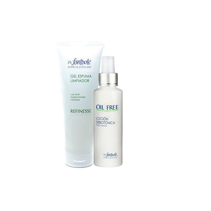 Loción Sebotonica y Gel Espuma Aha Dr Fontbote 185 Ml