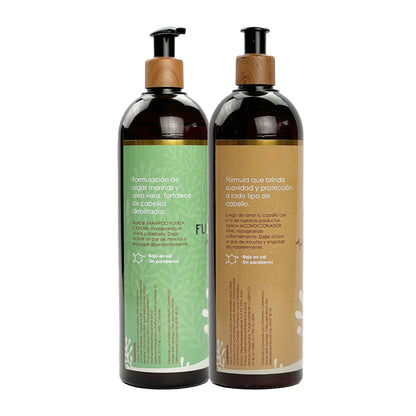 Shampoo Fuerza Capilar y Acondicionador Marina Vital