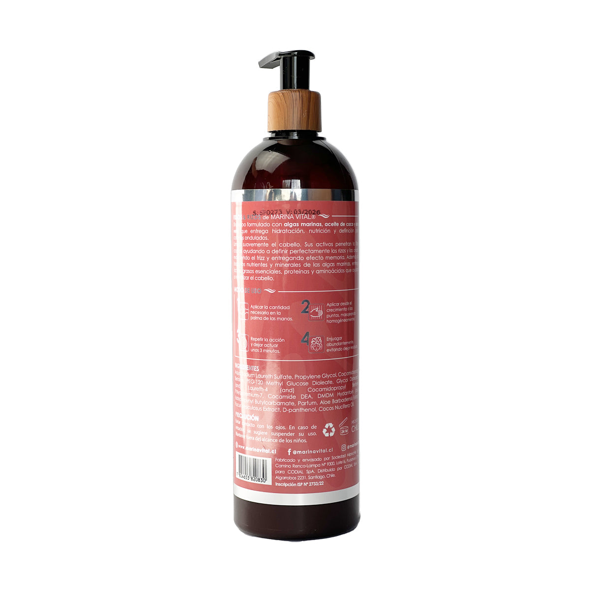 Shampoo Rulos y Rizos 500 ml