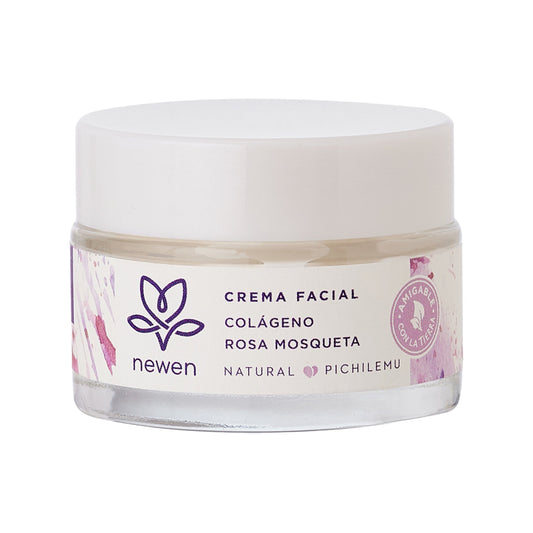 Crema Facial Colageno Rosa Mosqueta Newen 50 ml