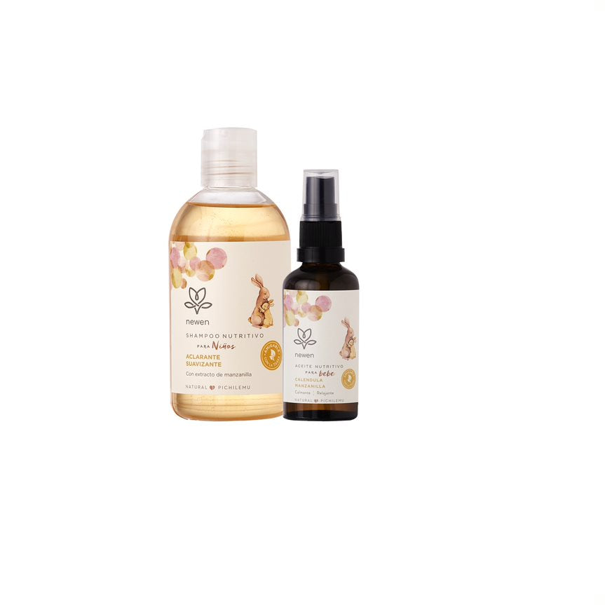 Shampoo para Ñiños y Aceite Nutritivo para Bebe