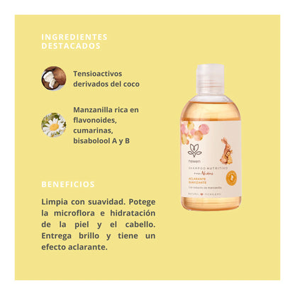 Shampoo Manzanilla para Niños 250 ml Newen