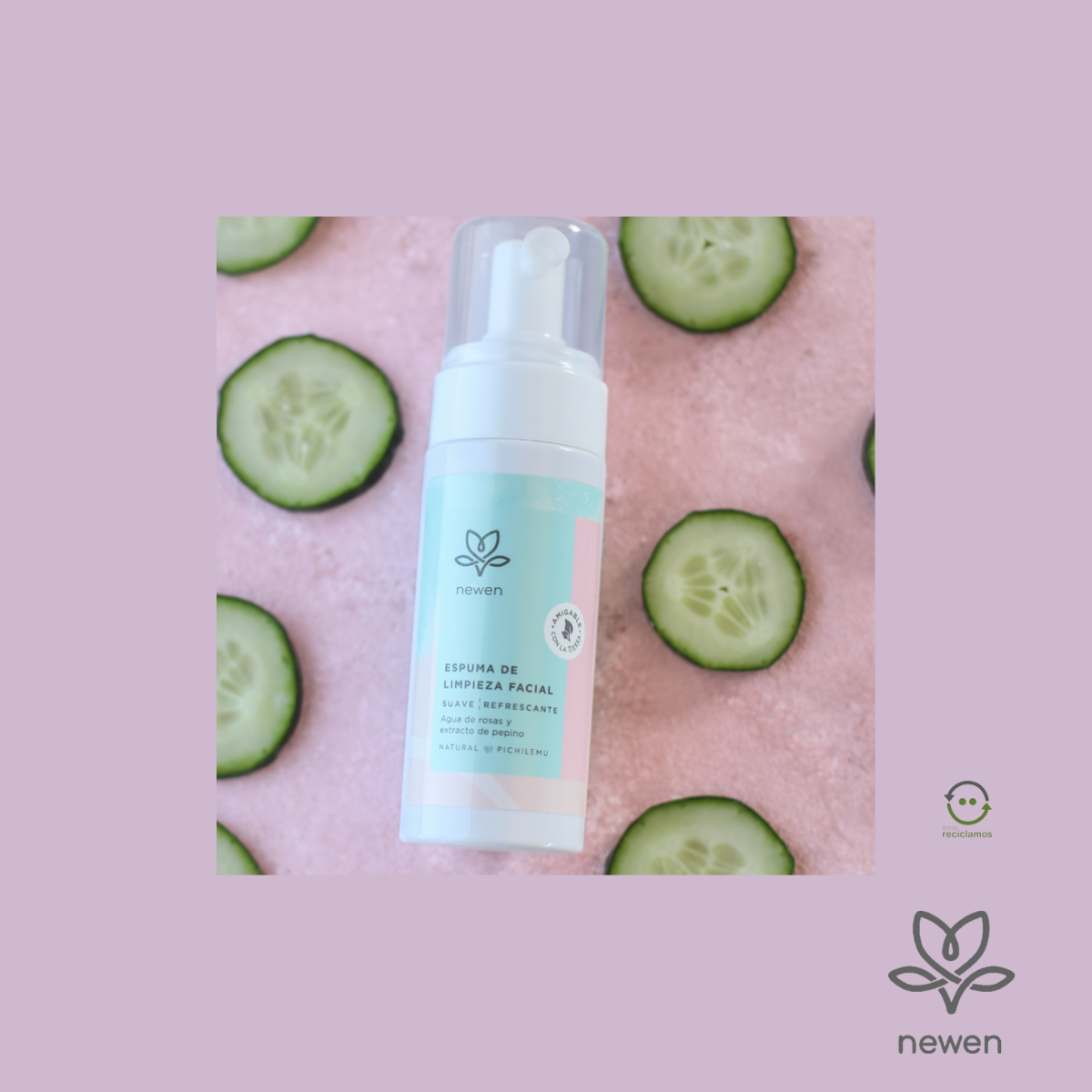 Espuma de Limpieza Facial 120 ml Newen