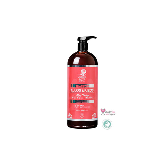 Shampoo Rulos &  Rizos 1000 ml Marina Vital