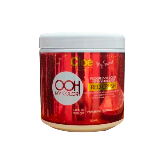 Mascara Ooh My Color Red Crush Cloe Profesional 500g