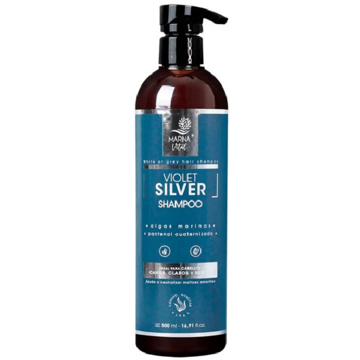 Shampoo Silver Marina Vital 500 ml Algas Marinas