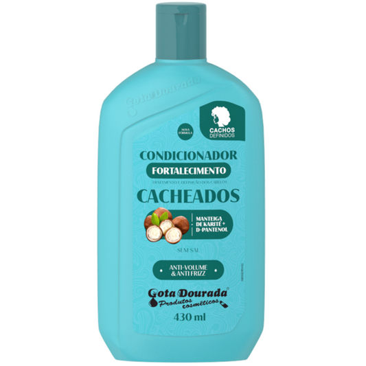 Acondicionador Fortalecedor Cabello Rizado 430ml Gota Dorada