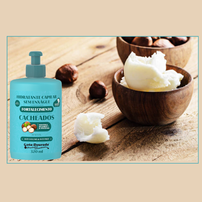 Crema Depeinar Fortalecedor Cabello Rizado 320ml Gota Dorada