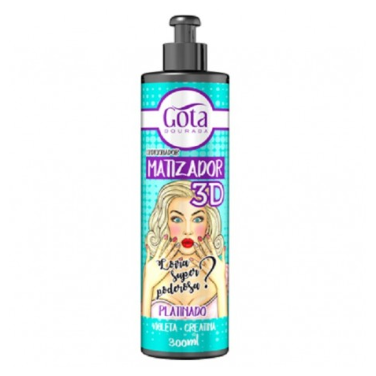 Matizador 3d Platinado 300 Ml Gota Dorada