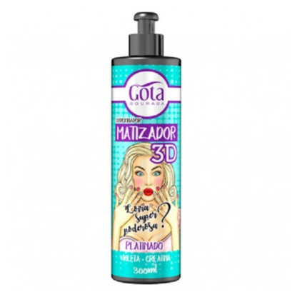 Matizador 3d Platinado 300 Ml Gota Dorada