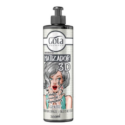 Matizador 3d Grafito 300 Ml Gota Dorada
