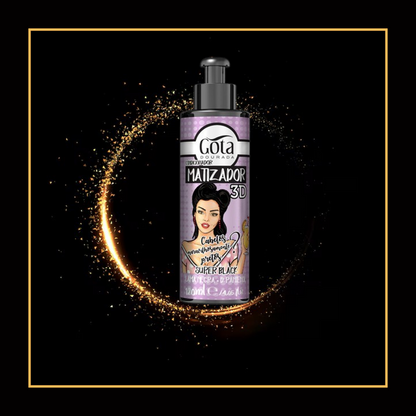 Matizador 3d Super Black 120 Ml Gota Dorada