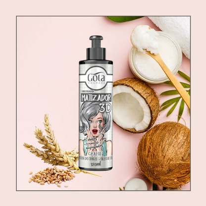 Matizador 3d Grafito 120 Ml Gota Dorada