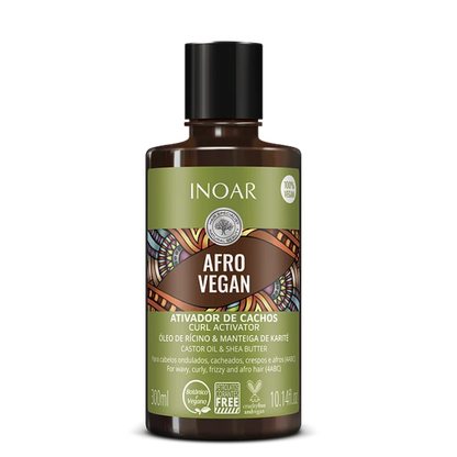 Activador de Rulos Afro Vegan 300 Ml inoar