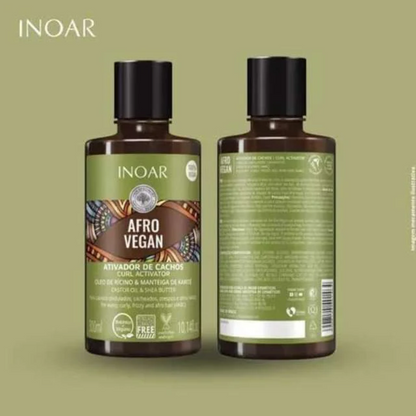 Activador de Rulos Afro Vegan 300 Ml inoar