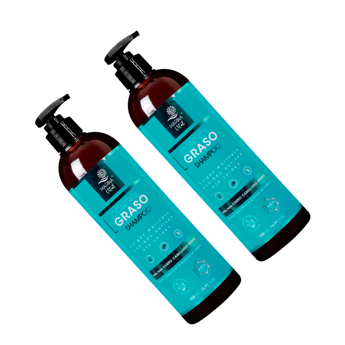 Shampoo Control Graso 2 productos Marina Vital
