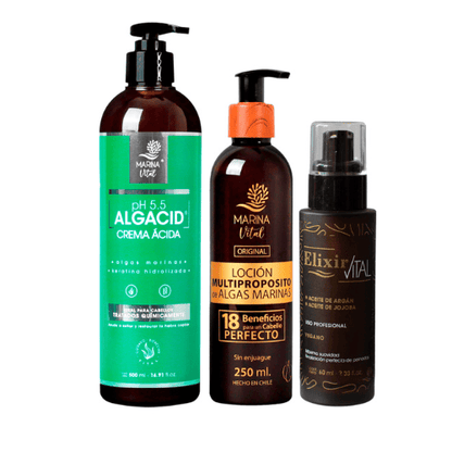Locion Multiproposito y Serum 50 Ml + Máscara Algacid Marina Vital