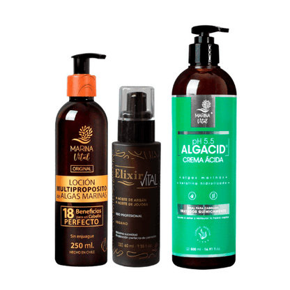 Locion Multiproposito y Serum 50 Ml + Máscara Algacid Marina Vital