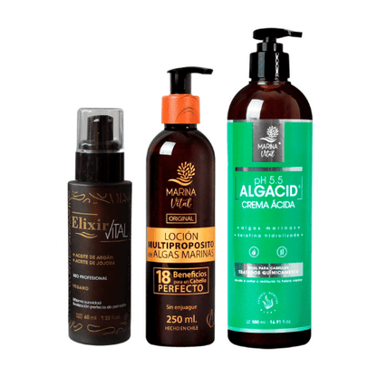 Locion Multiproposito y Serum 50 Ml + Máscara Algacid Marina Vital