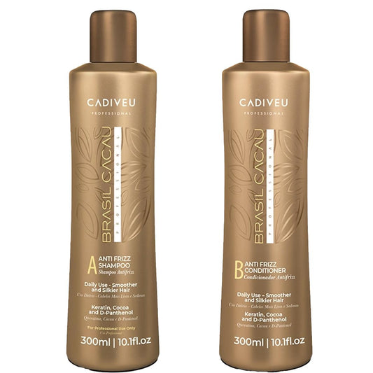 Shampoo y Acondicionador Brasil Cacau 300 ml c/u