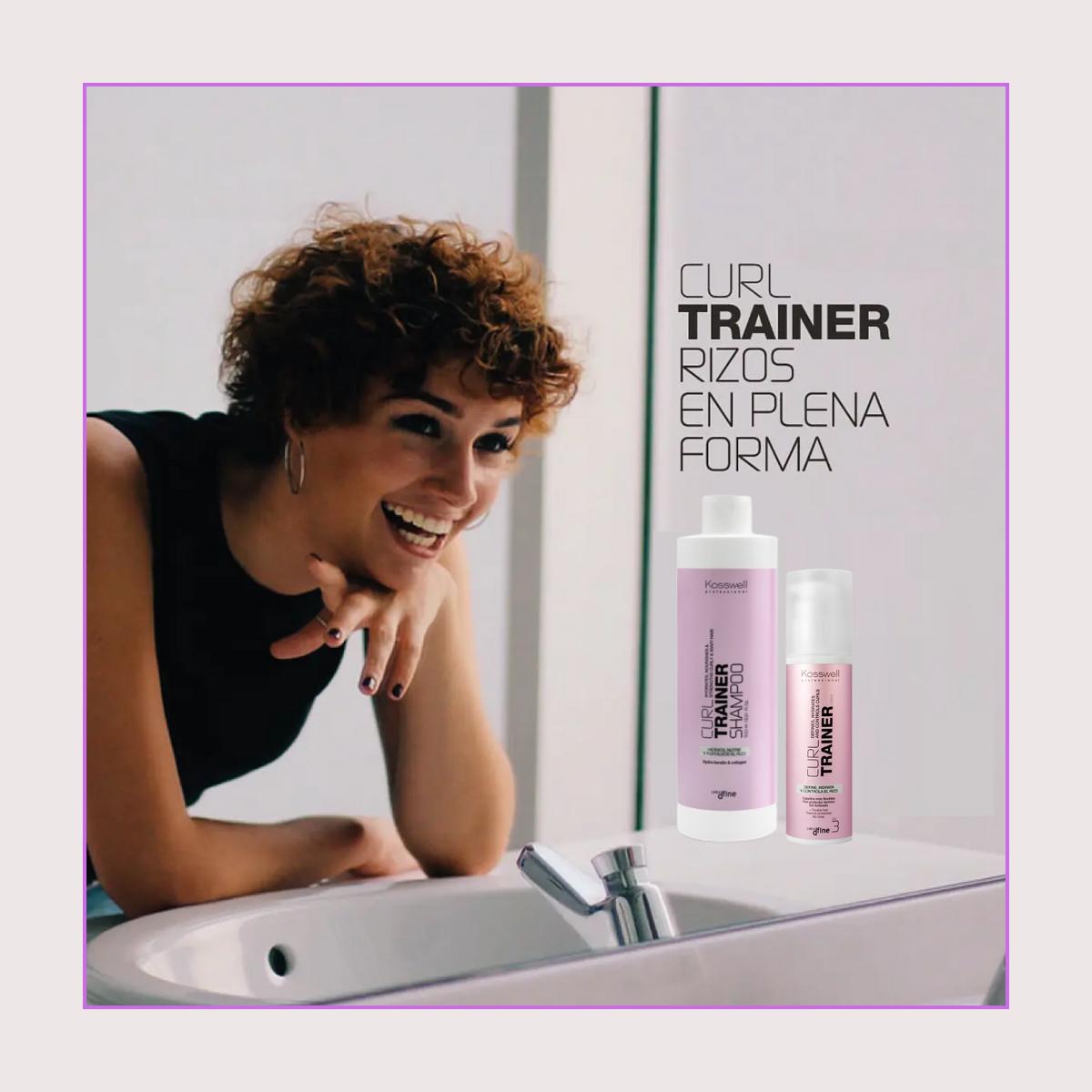 Curl Trainer Define 150 ml y Shampoo 500 ml Kosswell Pack